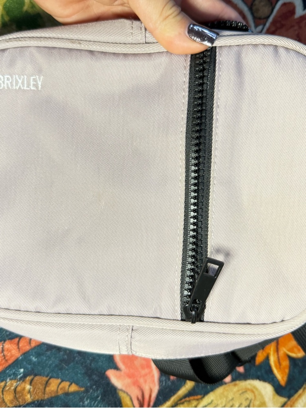 Brixley Women’s Taupe Crossbody Bag - Compact Everyday Carry